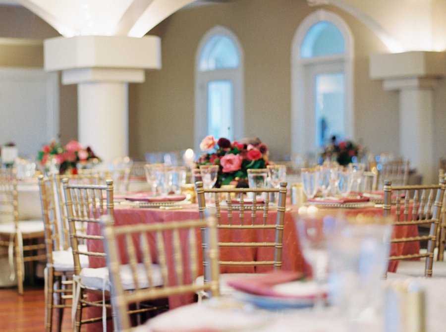 An Elegant Coral & Red Virginia Vineyard Wedding via TheELD.com