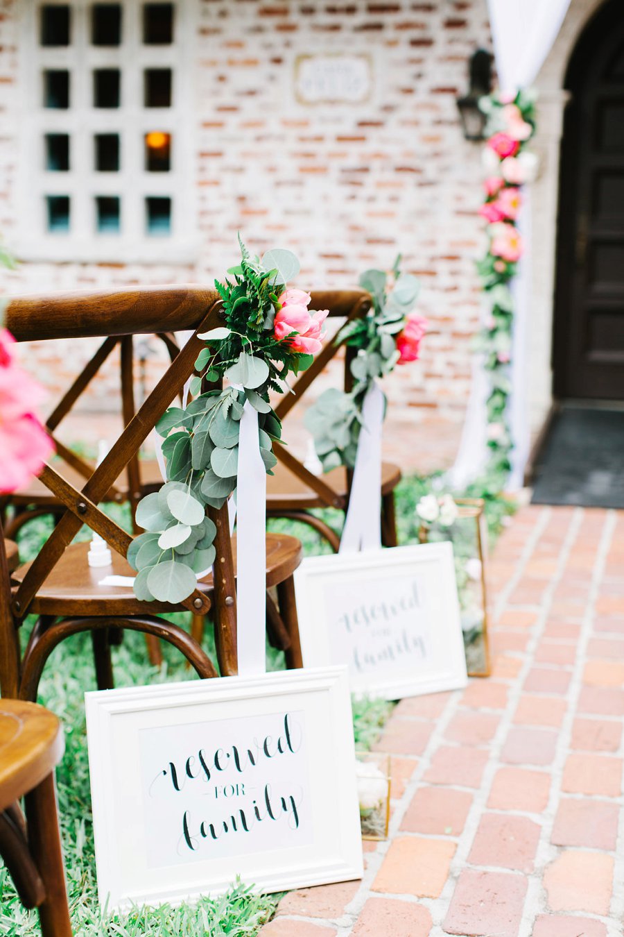 Romantic Pink, Coral & Gold Florida Wedding via TheELD.com