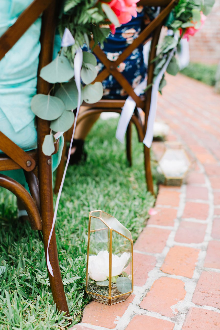 Romantic Pink, Coral & Gold Florida Wedding via TheELD.com