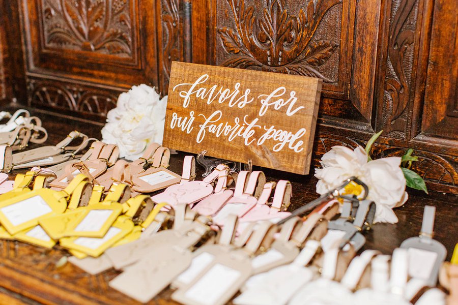 Romantic Pink, Coral & Gold Florida Wedding via TheELD.com