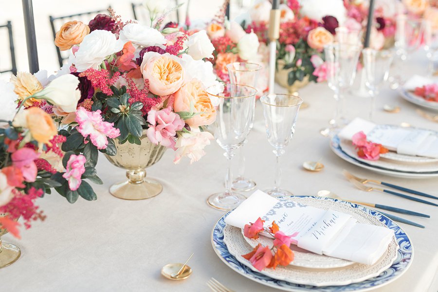 Colorful & Elegant Spanish Inspired California Wedding Ideas via TheELD.com