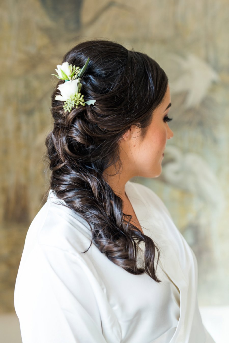 An Elegant Burgundy & Gold Tented Pensacola Wedding Day via TheELD.com