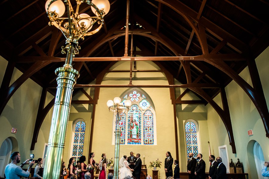 An Elegant Burgundy & Gold Tented Pensacola Wedding Day via TheELD.com