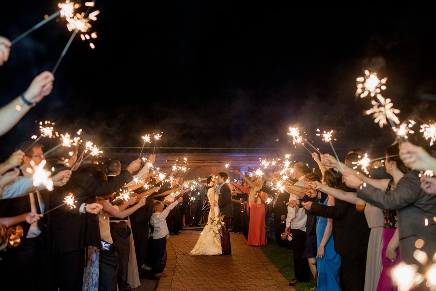 A Romantic Blush & Gold Spring North Carolina Wedding via TheELD.com