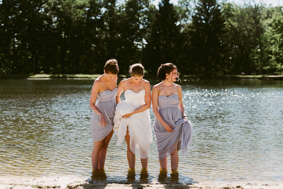 An Eco friendly Green & White Organic Ohio Wedding Day via TheELD.com