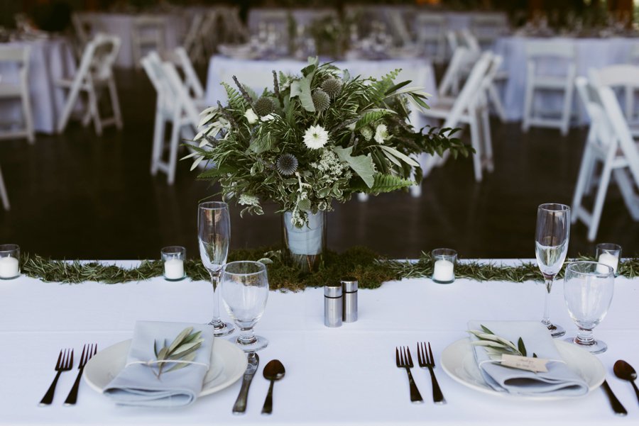 An Eco friendly Green & White Organic Ohio Wedding Day via TheELD.com