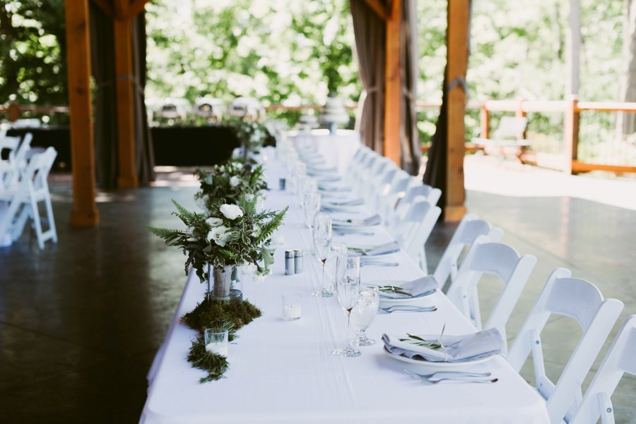 An Eco friendly Green & White Organic Ohio Wedding Day via TheELD.com