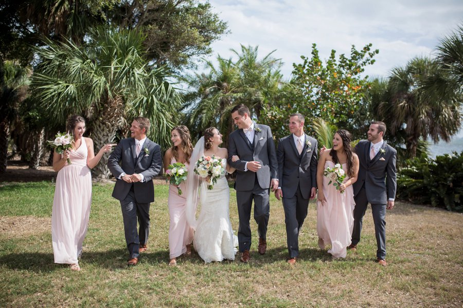 A Classic Blush & Gold Tented Sarasota Wedding Day via TheELD.com