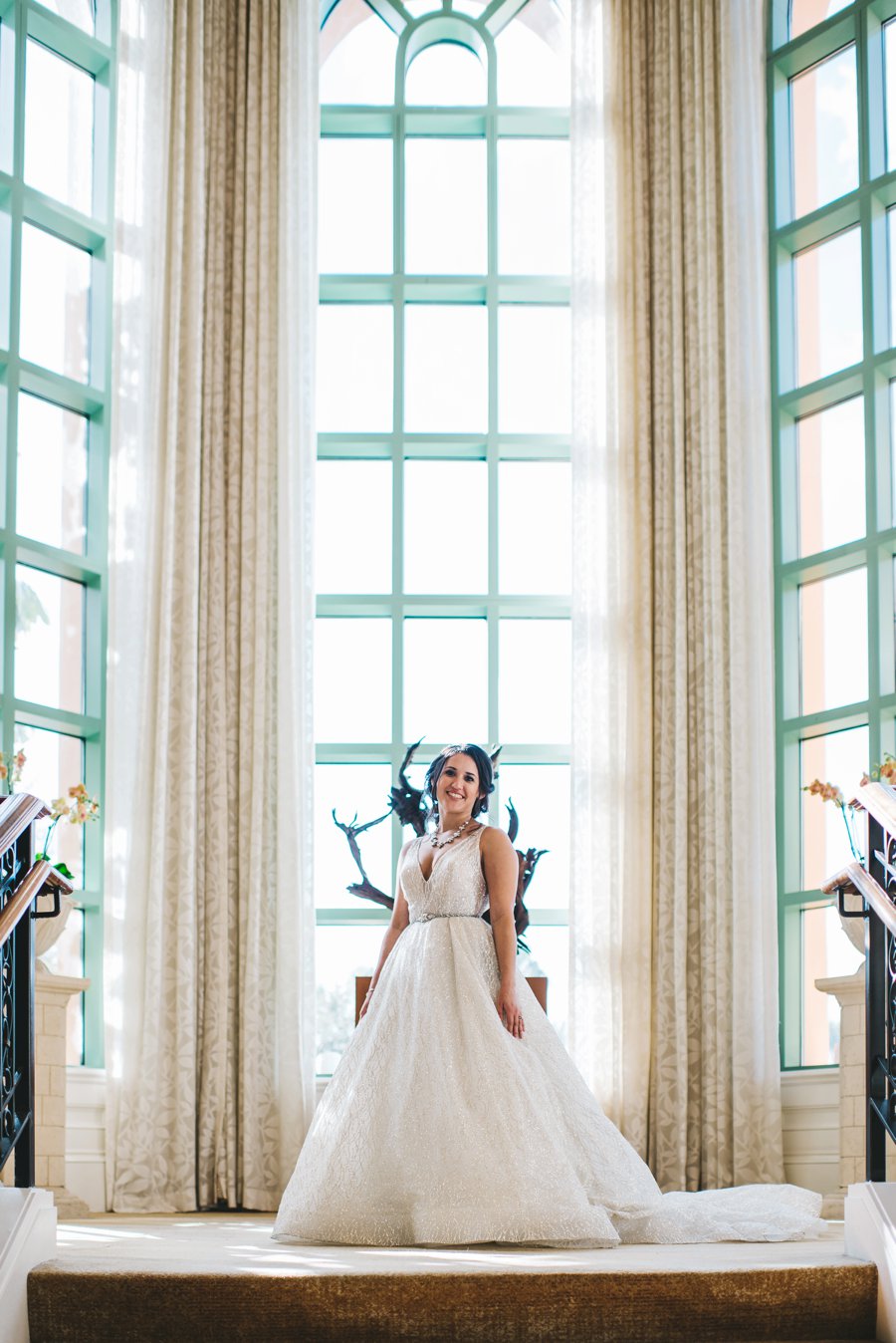 An Elegant Burgundy and Navy Fairytale Orlando Wedding Day via TheELD.com