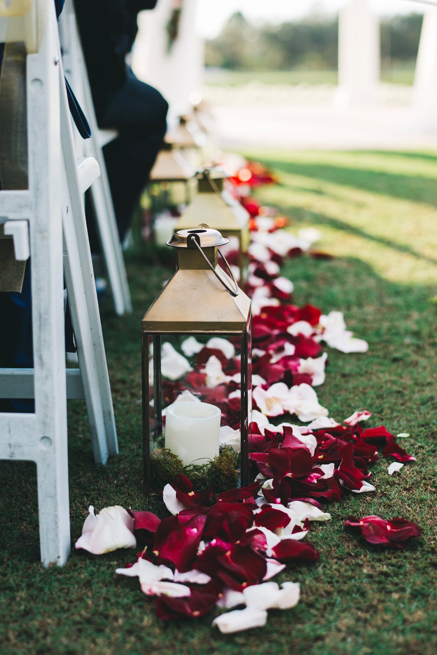 An Elegant Burgundy and Navy Fairytale Orlando Wedding Day via TheELD.com