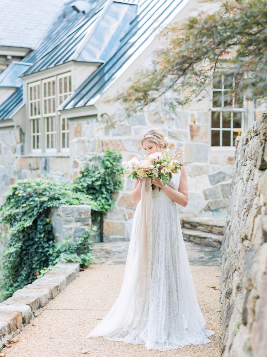 Romantic Ethereal Bridal Portraits via TheELD.com