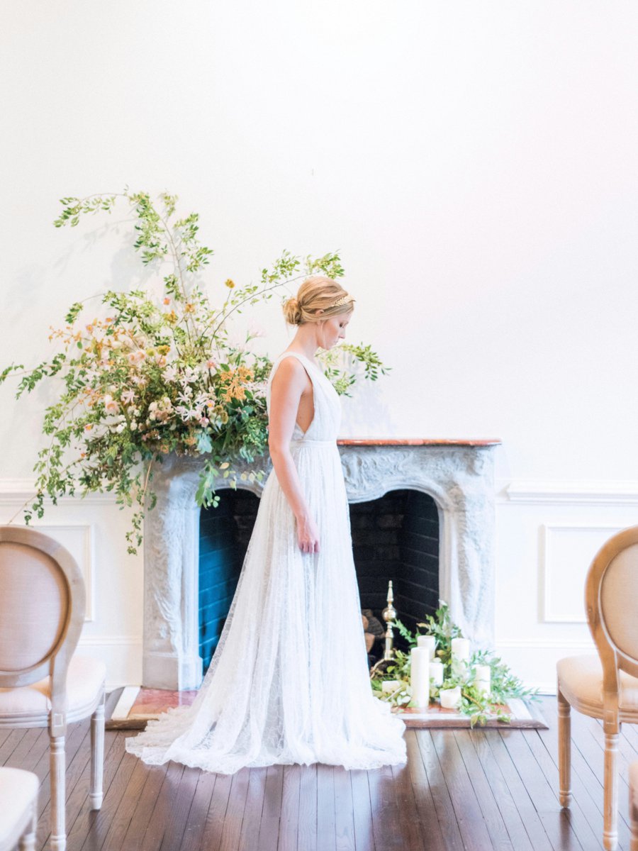 Romantic Ethereal Bridal Portraits via TheELD.com