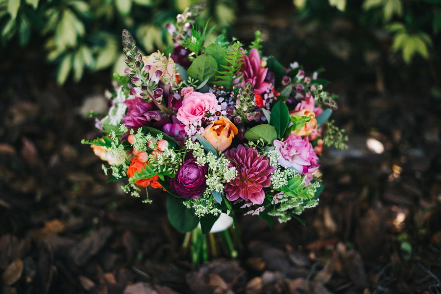 A Colorful Floral Waterfront Central Florida Wedding Day via TheELD.com