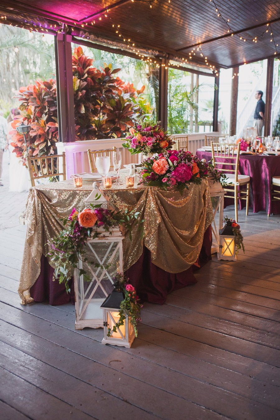 A Colorful Floral Waterfront Central Florida Wedding Day via TheELD.com