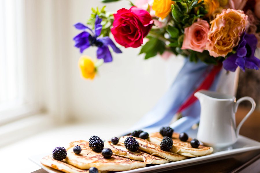 Colorful Brunch Wedding Ideas via TheELD.com