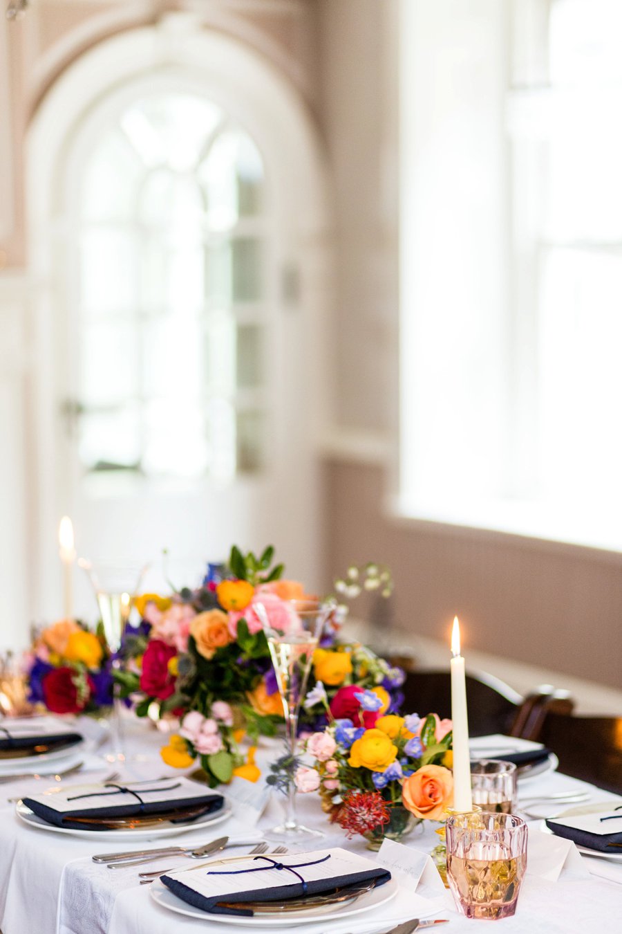 Colorful Brunch Wedding Ideas via TheELD.com