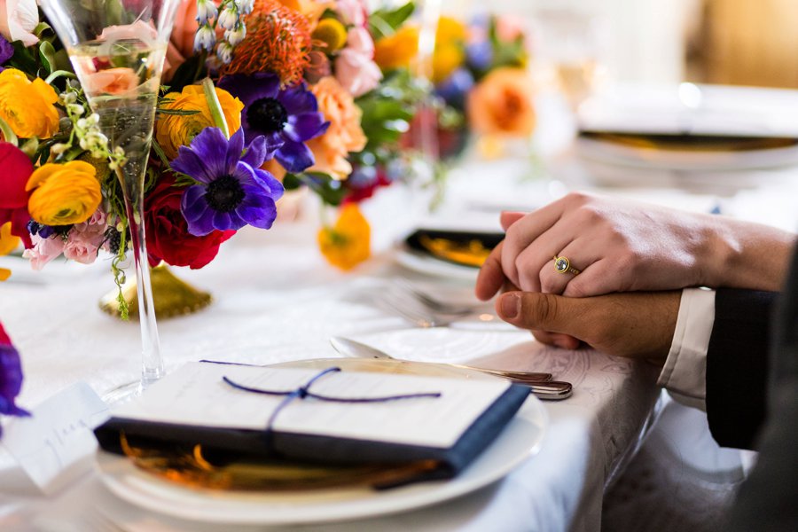 Colorful Brunch Wedding Ideas via TheELD.com