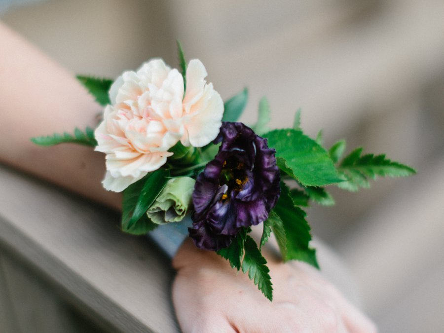 Romantic Purple & Pink Garden Wedding Inspiration via TheELD.com