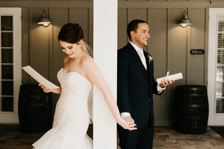 An Elegant Peach & Rose Jacksonville Wedding via TheELD.com