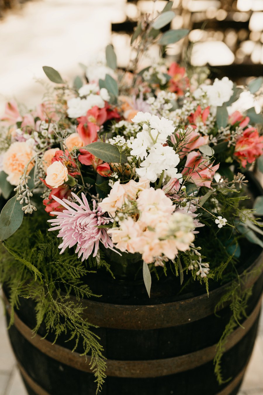 An Elegant Peach & Rose Jacksonville Wedding via TheELD.com