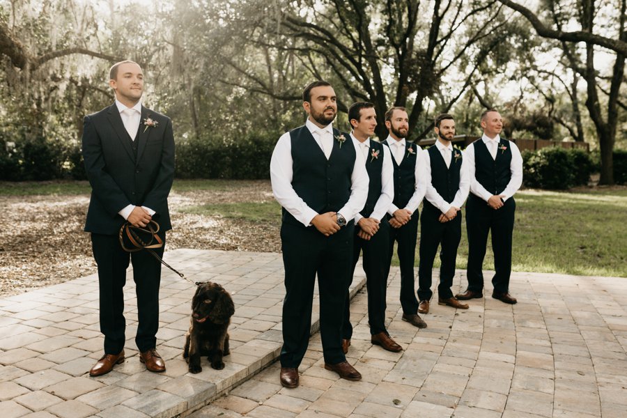 An Elegant Peach & Rose Jacksonville Wedding via TheELD.com