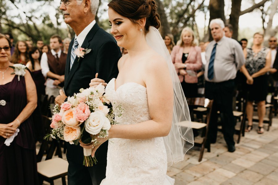 An Elegant Peach & Rose Jacksonville Wedding via TheELD.com