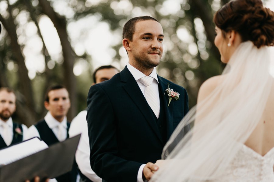 An Elegant Peach & Rose Jacksonville Wedding via TheELD.com