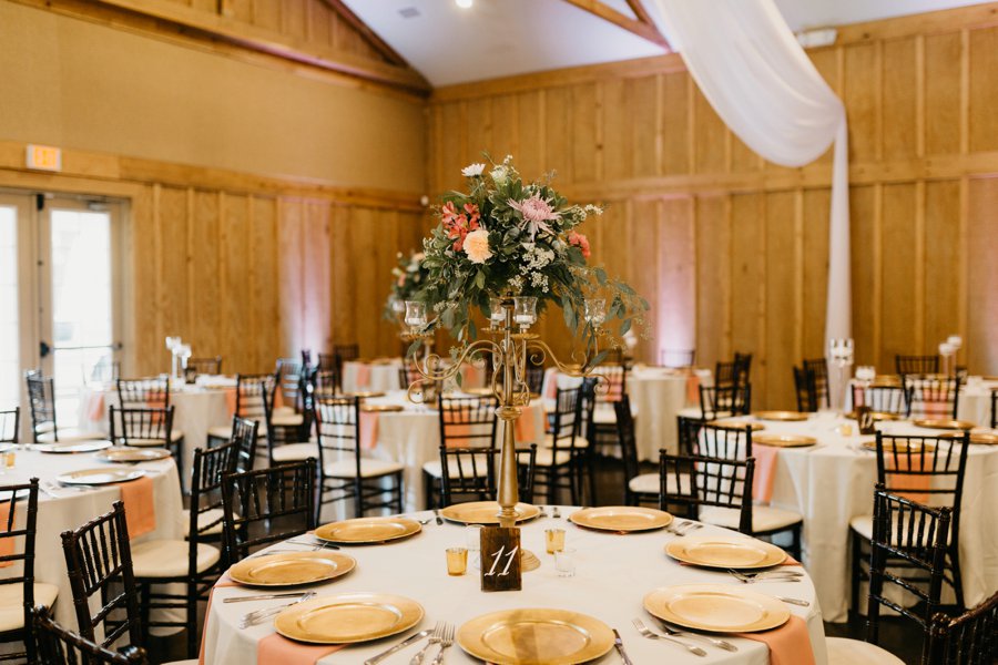 An Elegant Peach & Rose Jacksonville Wedding via TheELD.com