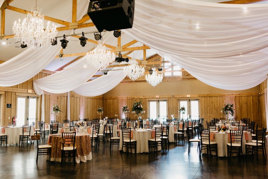 An Elegant Peach & Rose Jacksonville Wedding via TheELD.com