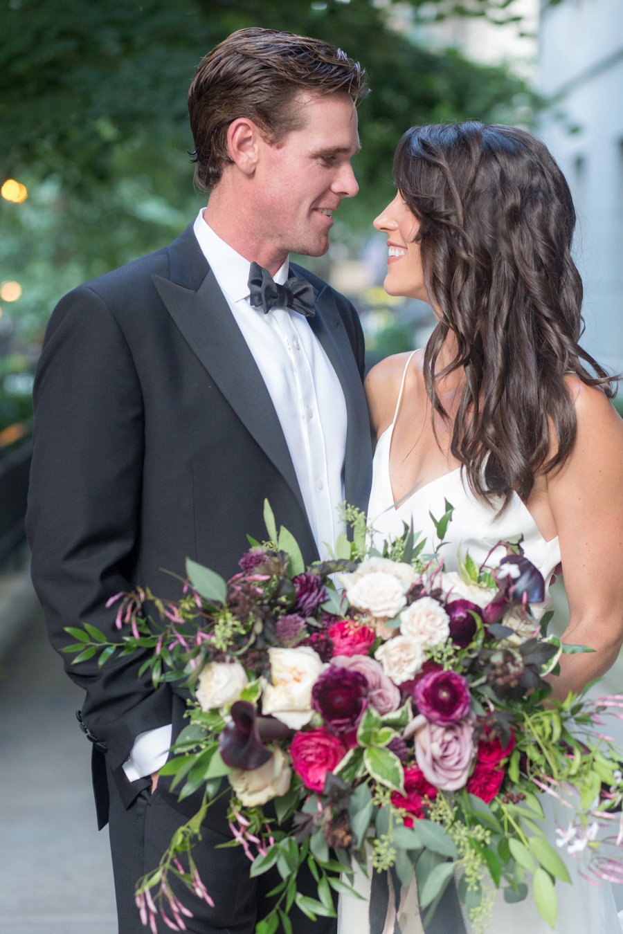 Modern Elegant Jewel toned Wedding Inspiration via TheELD.com