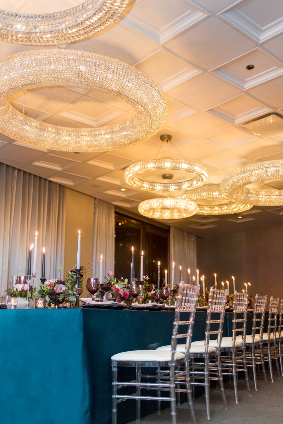 Modern Elegant Jewel toned Wedding Inspiration via TheELD.com