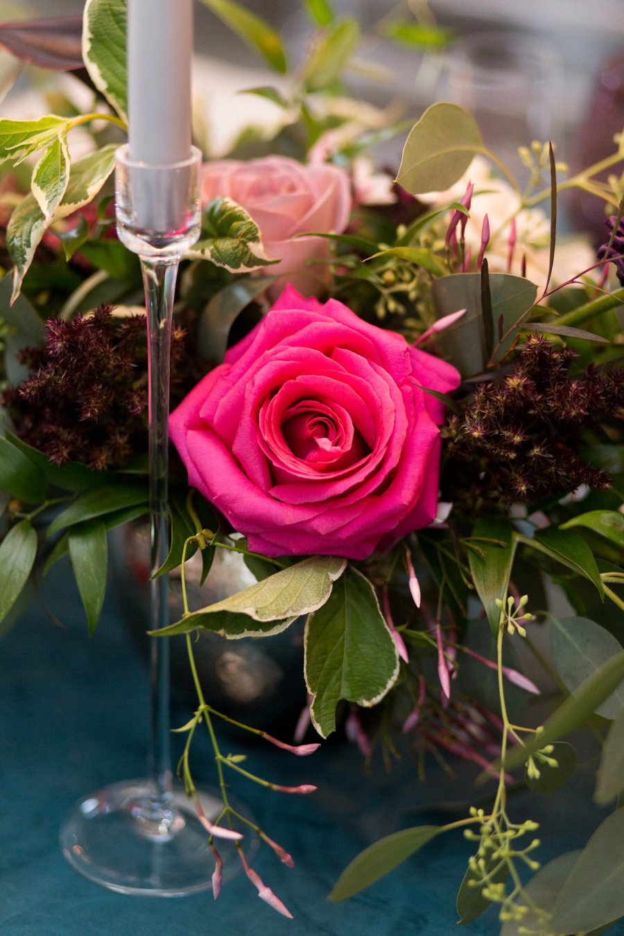 Modern Elegant Jewel toned Wedding Inspiration via TheELD.com