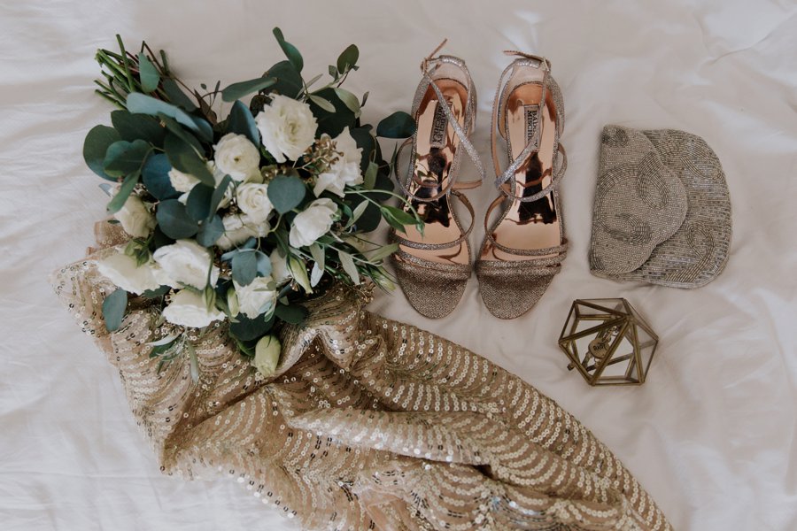 A Classic Green & White Coastal California Wedding Day via TheELD.com