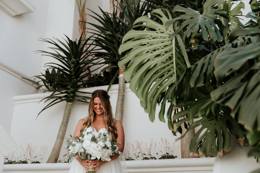 A Classic Green & White Coastal California Wedding Day via TheELD.com