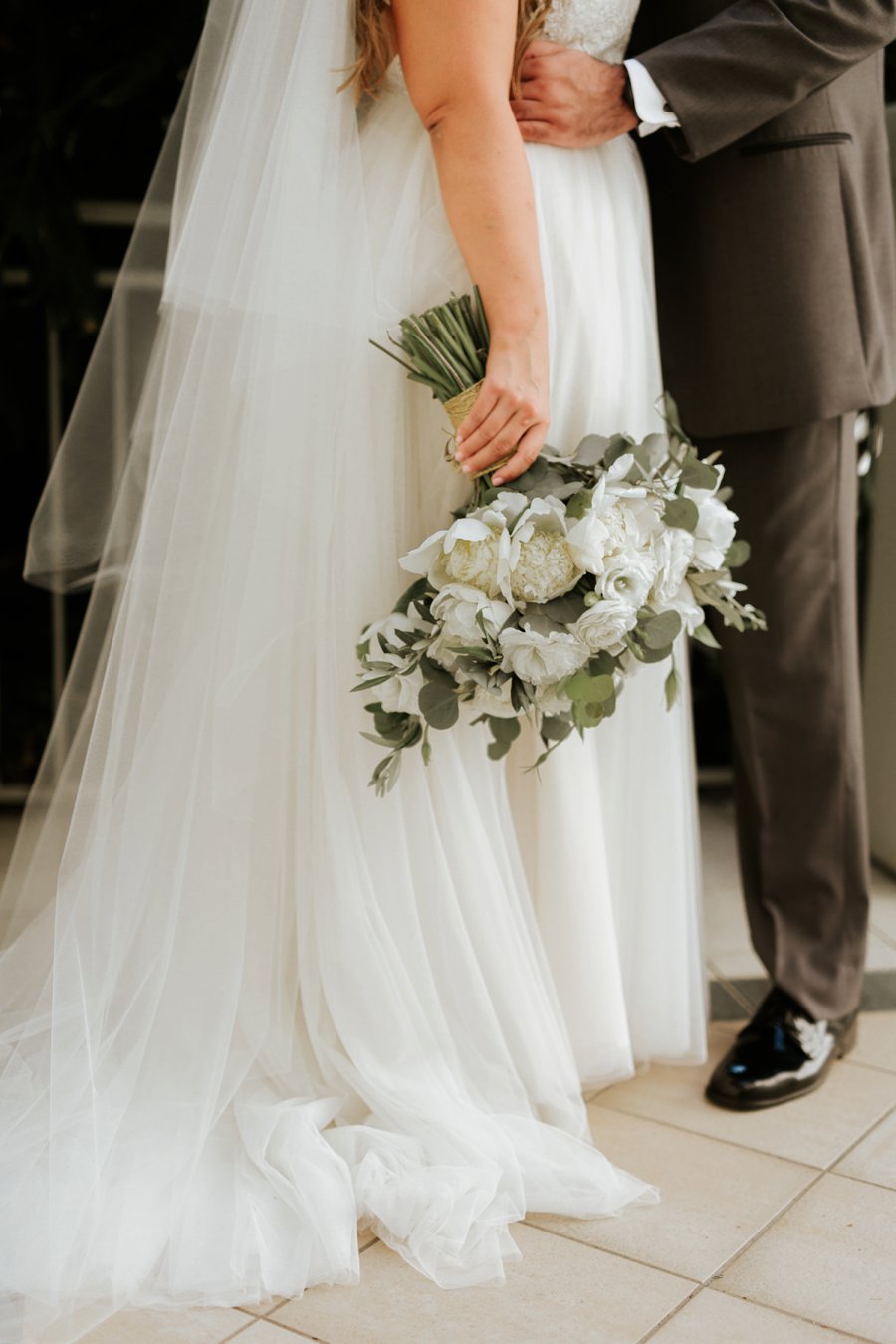 A Classic Green & White Coastal California Wedding Day via TheELD.com