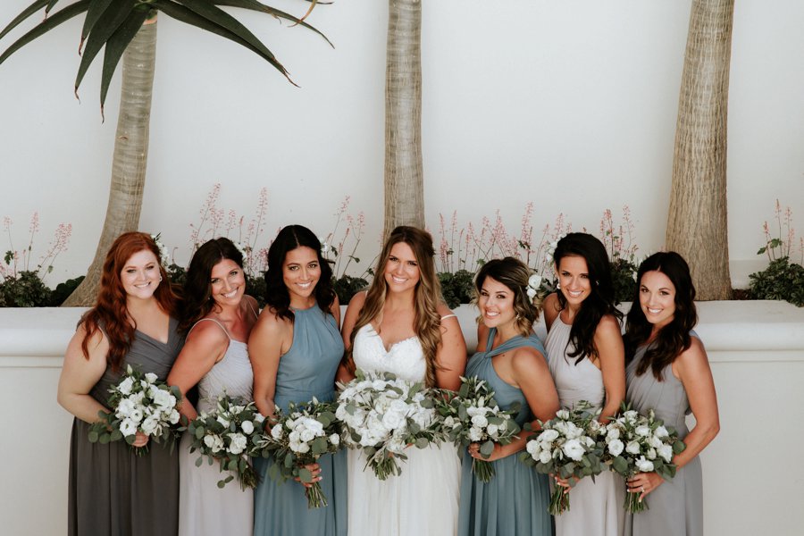 A Classic Green & White Coastal California Wedding Day via TheELD.com