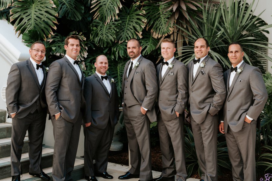 A Classic Green & White Coastal California Wedding Day via TheELD.com