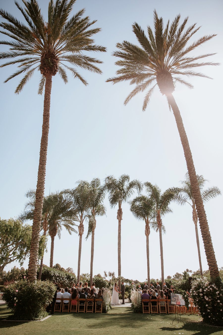 A Classic Green & White Coastal California Wedding Day via TheELD.com