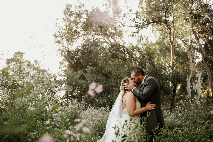 A Classic Green & White Coastal California Wedding Day via TheELD.com