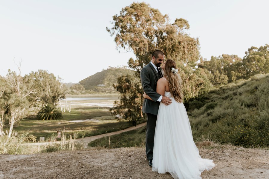 A Classic Green & White Coastal California Wedding Day via TheELD.com