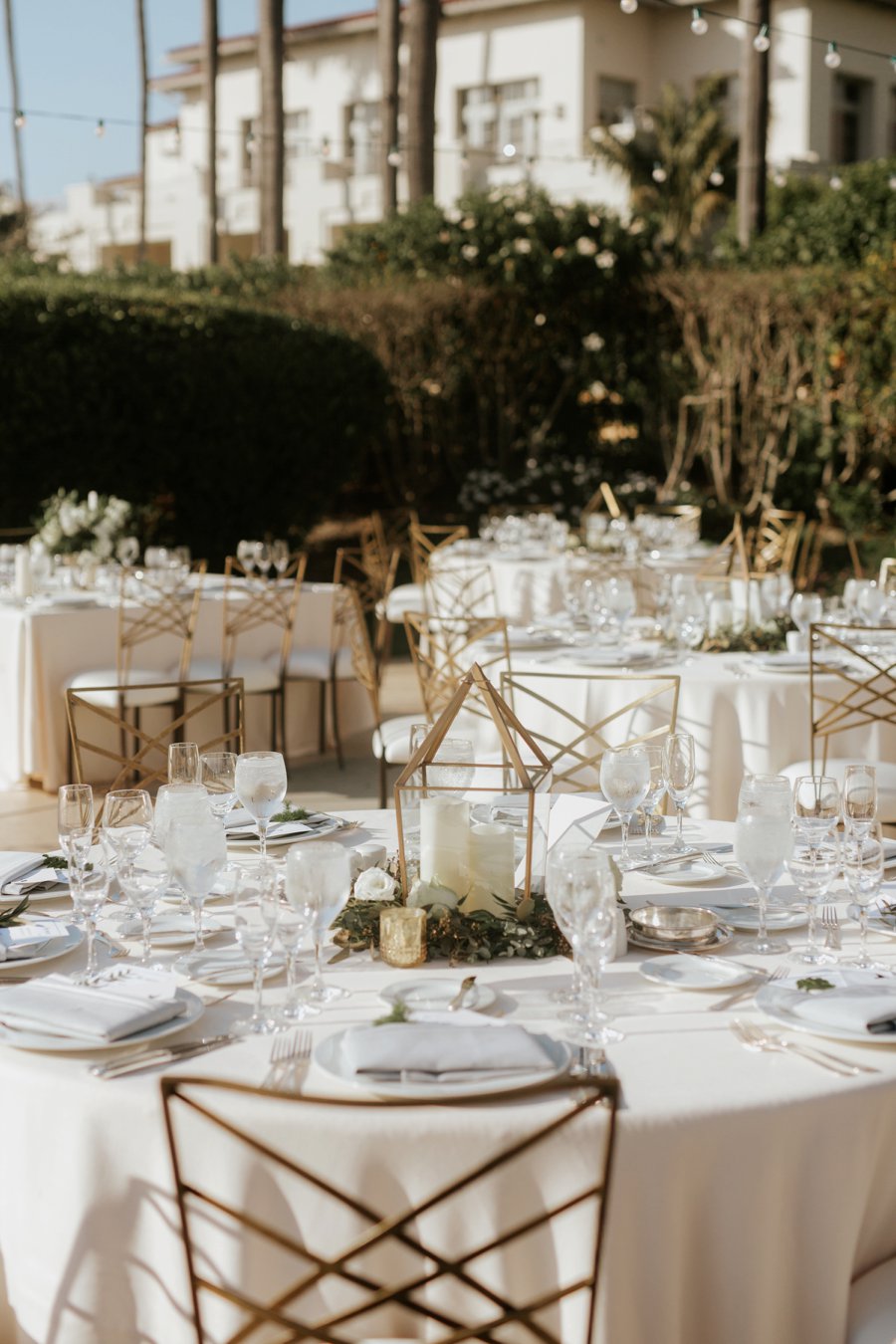 A Classic Green & White Coastal California Wedding Day via TheELD.com