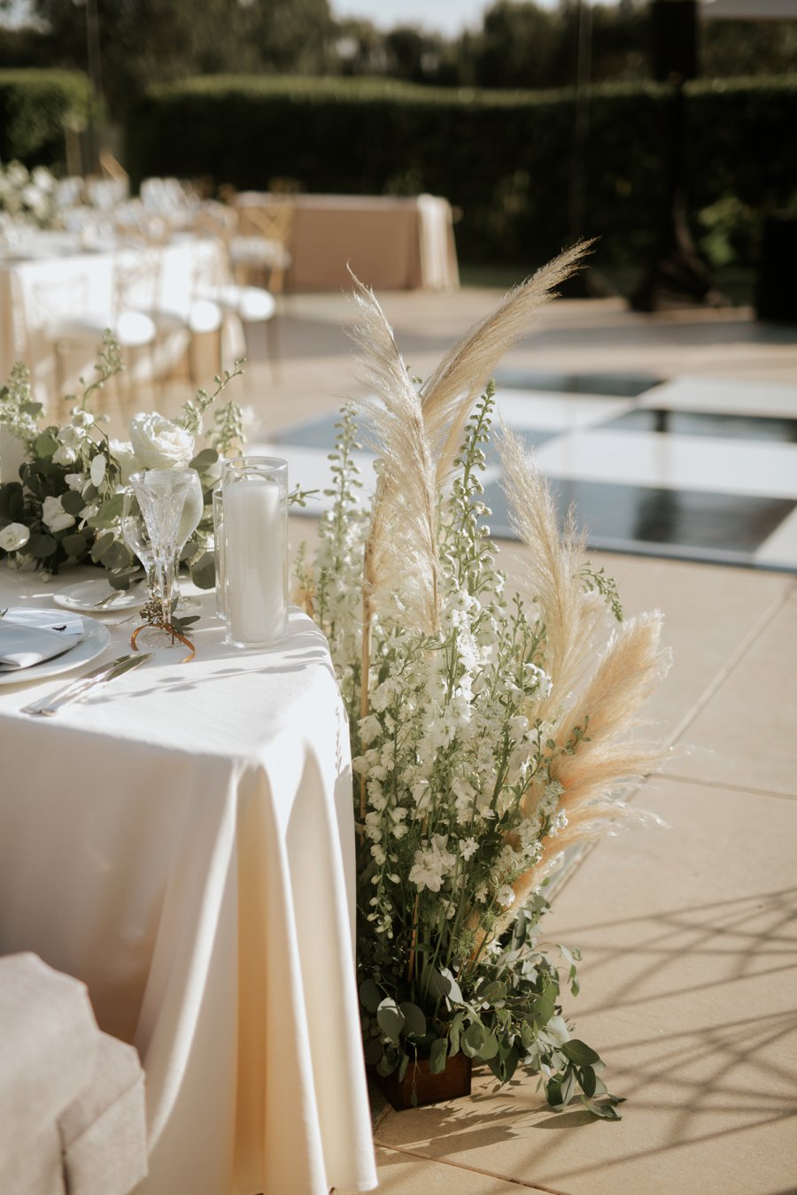 A Classic Green & White Coastal California Wedding Day via TheELD.com