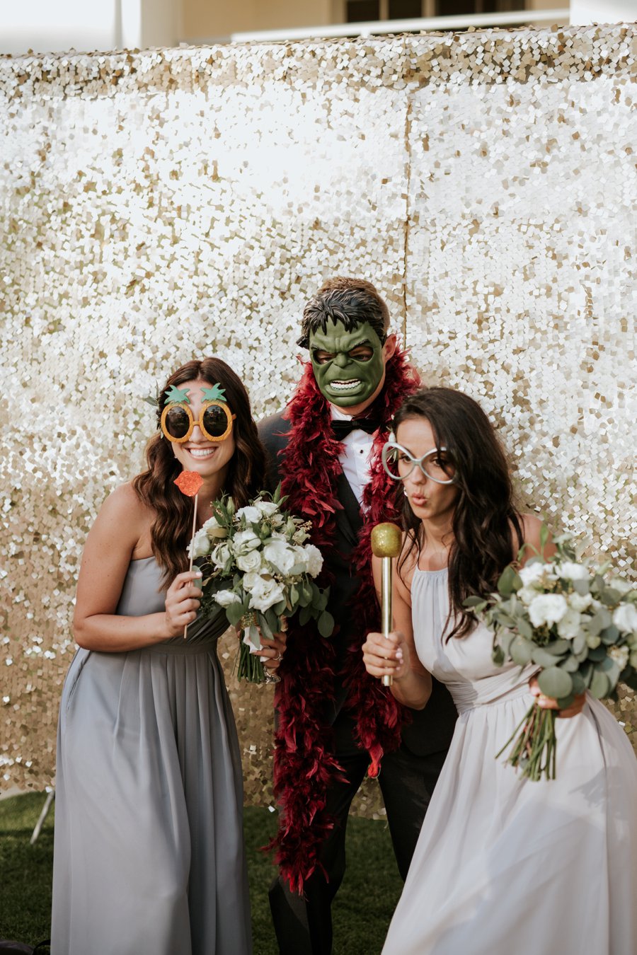 A Classic Green & White Coastal California Wedding Day via TheELD.com