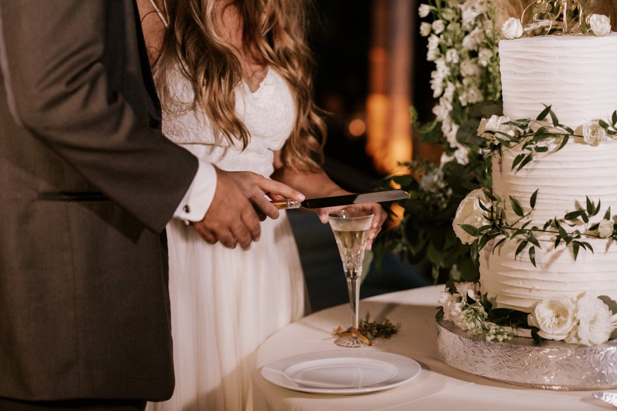 A Classic Green & White Coastal California Wedding Day via TheELD.com