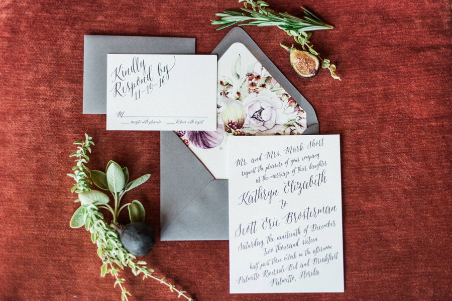Organic Peach, Purple & Greenery Foodie Wedding Ideas via TheELD.com