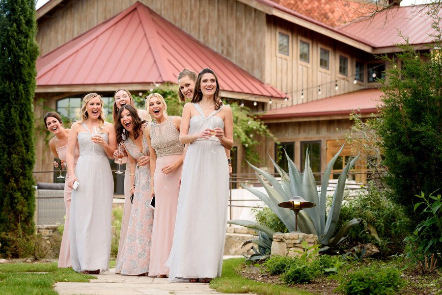 An Elegant Blush & Peach Whimsical Texas Wedding via TheELD.com