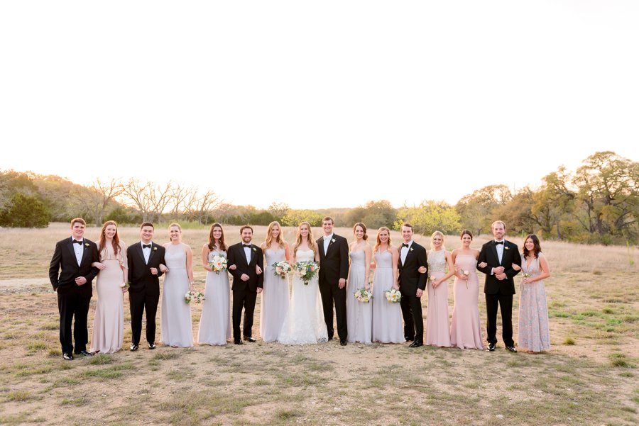 An Elegant Blush & Peach Whimsical Texas Wedding via TheELD.com