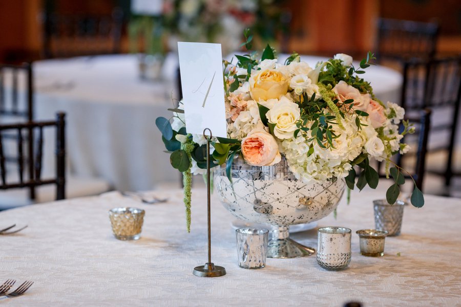 An Elegant Blush & Peach Whimsical Texas Wedding via TheELD.com