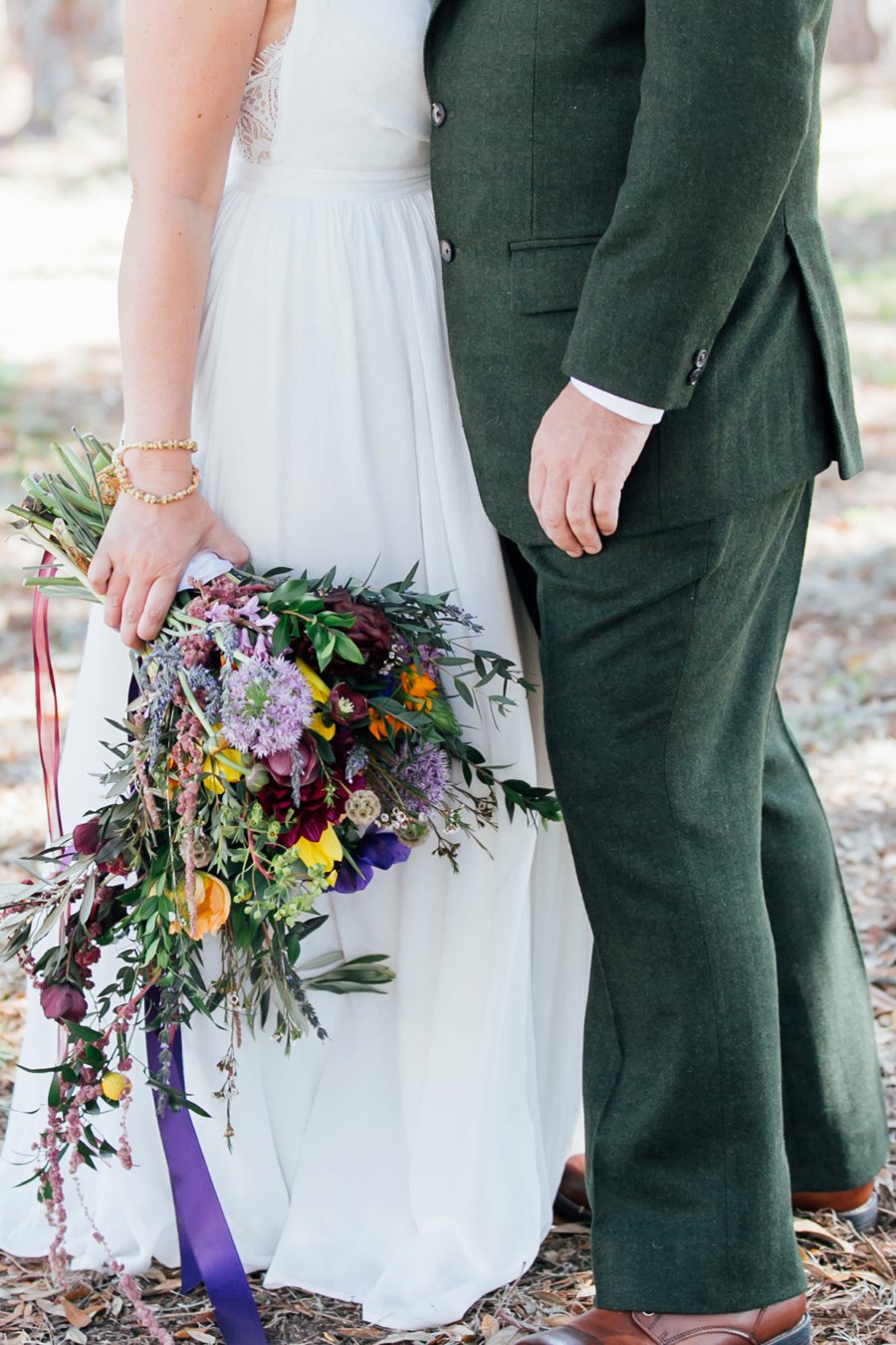A Colorful & Whimsical Glamping Wedding Weekend via TheELD.com