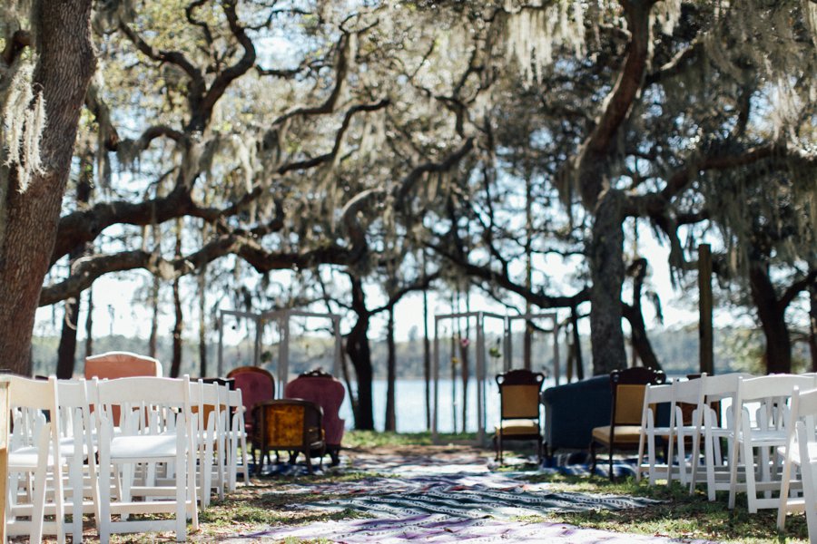 A Colorful & Whimsical Glamping Wedding Weekend via TheELD.com